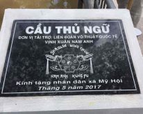 Cây cầu thứ 9 nối liền hai bờ Tây kênh Tám thuận tiện cho học sinh và bà con lưu thông