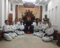 Lễ tham kiến Tổ Sư và lễ nhập môn cho các môn sinh huyền đai tam đẳng
